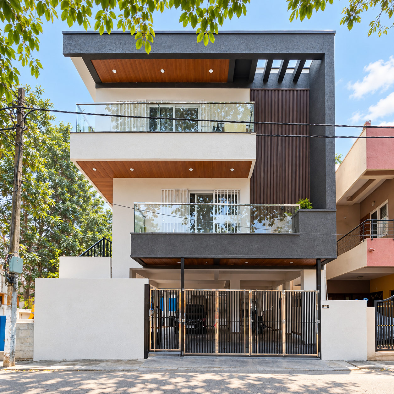 Modern Three-Level House Facade House for Rent - Image 1
